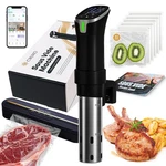 Cruxo 1100W Sous Vide Cooker Kit With App Control, Immersion Circulator, Led Dis. Fixed Price $203.94.