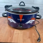 Crock-pot Denver Broncos SCCPNFL603 Qt Slow Cooker Electric Blue Ceramic. Fixed Price $69.99.