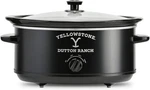 Yellowstone 7-QUART Slow Cooker By Select Brands Food Warmer Quart, Black. Fixed Price $100.94.