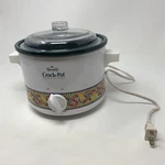 Crock Pot Rival Quart Slow Cooker Model 3122 Chili Pepper Design. Fixed Price $32.99.