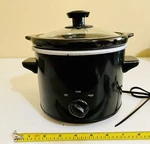 Compact 1.5 Quart Crock Pot Tempered Glass For Dips, Sauces & Small Appetizers. Fixed Price $18.98.