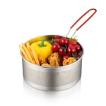 7 Inch Round Frying Basket, Stainless Steel, Removable Silicone Handle, Kitchen. Fixed Price $28.02.