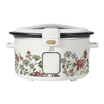 Beautiful 4 Qt Digital Slow Cooker With Hinged Locking Lid, Wildflower White. Fixed Price $29.02.