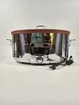 All-clad Slow Cooker SC04 With Glass Lid Tested Works No Insert. Fixed Price $114.99.