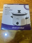 Rival Quart Stainless Steel Slow Cooker SC-200SS. Fixed Price $10.00.
