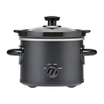 Mainstays 2 Qt Manual Slow Cooker, Matte Black. Fixed Price $18.96.