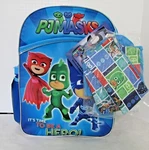 Disney Pj Masks School Backpack Lunch Bag 5 Piece Set 16" Nwt. Fixed Price $29.95.