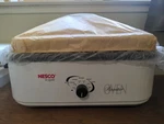 New Open Box 2001 Nesco 18QT Roaster Oven Electric White/black 4808-50-30. Fixed Price $100.00.