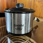 Crock-pot Little Dipper Mini Slow Cooker 32041-BC Fondue Silver/black. Fixed Price $25.00.