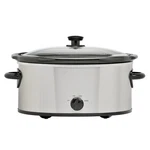 Mainstays Quart Oval Slow Cooker, Stainless Steel Glass LID,MS54100112168S. Fixed Price $29.43.