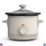 1.5 Qt Slow Cooker, 3 Heat Settings, Nonstick Ceramic, Dishwasher Safe, Cool. Fixed Price $31.35.