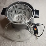 Vintage Dazey DTC-1 Chefs Pot Deep Fryer Steamer Crock W/ Lid Immersible Perfect. Fixed Price $29.99.