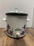 Rival Crock Pot Slow Cooker Stoneware 3100/2 3.5 Qt. Made In Usa. Fixed Price $19.99.