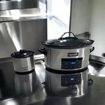 Crock-pot 6QT Programmable Slow Cooker With Auto Warm Setting & Little Dipper. Fixed Price $53.65.