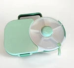 Gobe Kids' Bento Style Lunchbox With Snack Spinner - Sage Green. Fixed Price $7.99.