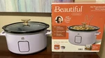 Beautiful 4QT Slow Cooker Touch-activated Display, Lavender By Drew Barrymore. Fixed Price $80.00.