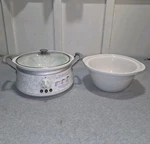 Hamilton Beach 3-IN-1 Slow Cooker 33133 Bowl 2 & 4 Qt Crock Pot With Lid. Fixed Price $129.99.