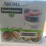 Aroma 6 Quart Stackable Food Steamer Whitenew Dishwasher Safe. Fixed Price $35.84.