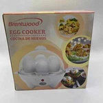 Brentwood TS-1045W Electric Boiled Cooker For 7 Eggs With Omelet Tray, White. Fixed Price $25.00.