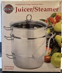 Norpro Stainless Steel Steamer/juicer, 11QTS/10.4L, 4QTS/3.8L, 8.5QTS/8L. Fixed Price $100.00.