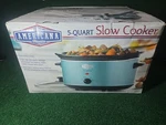5 Quart Slow Cooker Americana Classics New In Box. Fixed Price $34.99.