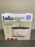 Bella 6-QT. Programmable Slow Cooker Tan/beige. Fixed Price $31.99.