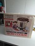 Hamilton Beach 417HD Slow Cooker 6 Qt Herb Garden Vintage Nib Removable Crock. Fixed Price $95.00.