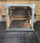 Ronco Showtime Rotisserie & Bbq Oven Model 5000 Silver Digital Full Size W/ Acc. Fixed Price $59.99.