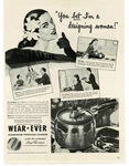1945 Wear-ever Wearever Aluminum Pressure Cooker Vintage Print Ad. Fixed Price $13.95.