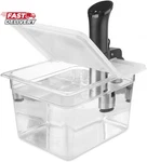 Everie Sous Vide Container Quart EVC-12 With Collapsible Hinged Lid Compatibl. Fixed Price $48.95.