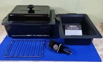 Vtg Nesco 4QT Roaster Oven + Buffet Inserts Non Stick Cookwell Rack Clean!. Fixed Price $99.99.