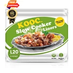 Kooc Slow Cooker Liners 13"X21" 20 Count, New-l (fits 3-8.5QT). Fixed Price $18.98.