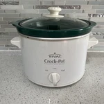 Rival Crock Pot Model 5025 - 2.5 Qt Stoneware Slow Cooker 1/2 Quart. Fixed Price $40.00.