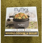 Mymini Noodle Cooker & Skillet Electric 260 Watts 5" Non-stick Black. Fixed Price $20.00.