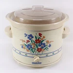 Vintage Rival Qt Crock-pot Slow Cooker Removable Stoneware With Lid Model 3656. Fixed Price $49.97.