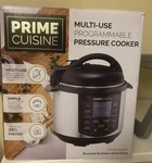 Prime Cuisine 8 Cup Programmable Rice Cooker Bpa Free Nib. Fixed Price $40.00.