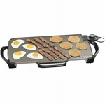 Presto Ceramic 22-INCH 07062 Electric Griddle With Removable Handles, Black. Fixed Price $39.00.