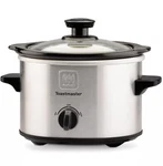 Toastmaster Slow Cooker 1.5 Qt Stainless Steel Removable Stoneware & Glass Lid. Fixed Price $10.99.