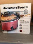 Hamilton Beach 33666 Slow Cooker Quart Red New Other. Fixed Price $29.00.