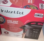 Instant Pot Rio Chef Multi-cooker Electric Pressure Black 7 Settings. Fixed Price $80.00.