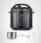 Midea 12-IN-1 Multifunctional Electric Pressure Cooker, 6-QUART Capacity. Fixed Price $89.95.