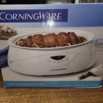 Corningware Quart Slow Cooker SC40PL White Digital Controls New Box. Fixed Price $51.87.