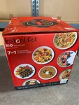 Pre-owned Instant Pot Rio Gourmet Multi Cooker 6 Quart Stainless Steel. Fixed Price $99.00.
