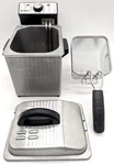 *parts Only* Cuisinart CDF-130 Compact Deep Fryer, 2 Quart, Stainless Steel. Fixed Price $31.49.