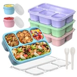 Khoxu Snackle Box Container, 44OZ/1300ML, Wheat (blue/pink/purple/green). Fixed Price $23.27.