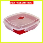 Vented Microwave Steamer Bpa-free Cooker For Vegetables, Fish, Po.... Fixed Price $19.79.