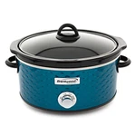 Brentwood Scallop Pattern 4.5 Quart Slow Cooker In Blue. Fixed Price $81.44.