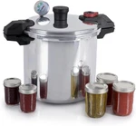 T-fal Pressure Cooker Aluminum Canner, 22 Quart, 3 Psi Settings, Cookwa. Fixed Price $142.88.