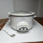 Rival Crock Pot Slow Cooker Removable Stoneware Qt White Model 38501. Fixed Price $27.95.