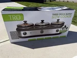 Brand New Tru 3 1/2 Slow Cooker Pot Buffet 2.5 Qt Nib In Box Crocks. Fixed Price $25.00.